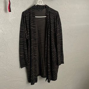 Black and Grey Zebra Cardigans XL